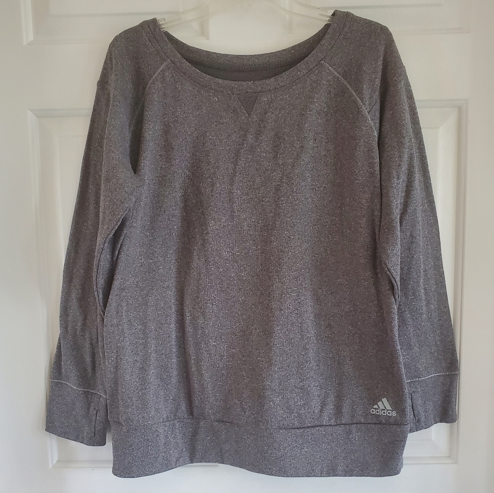 Gray Adidas Sweatshirt